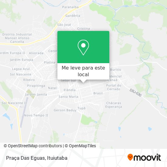 Praça Das Eguas mapa
