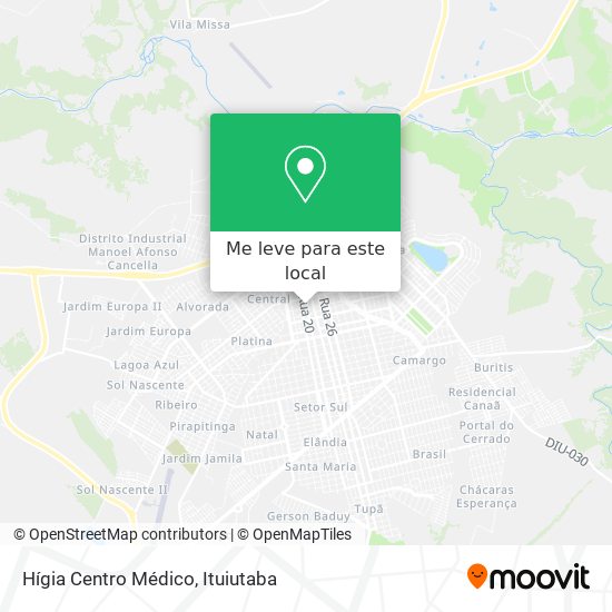 Hígia Centro Médico mapa