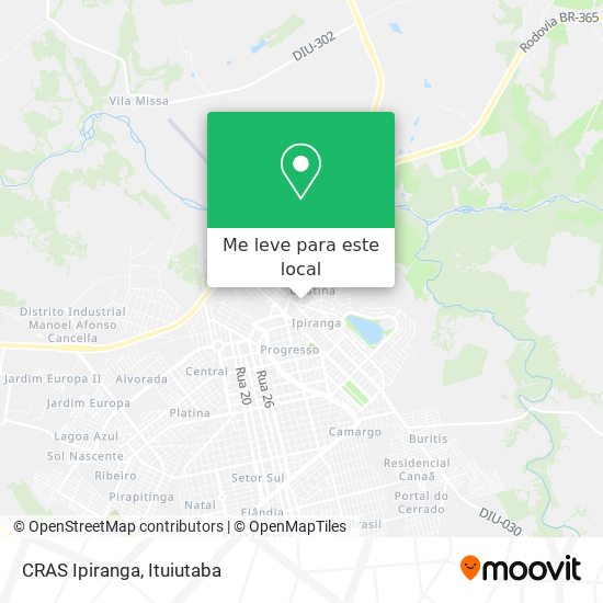 CRAS Ipiranga mapa