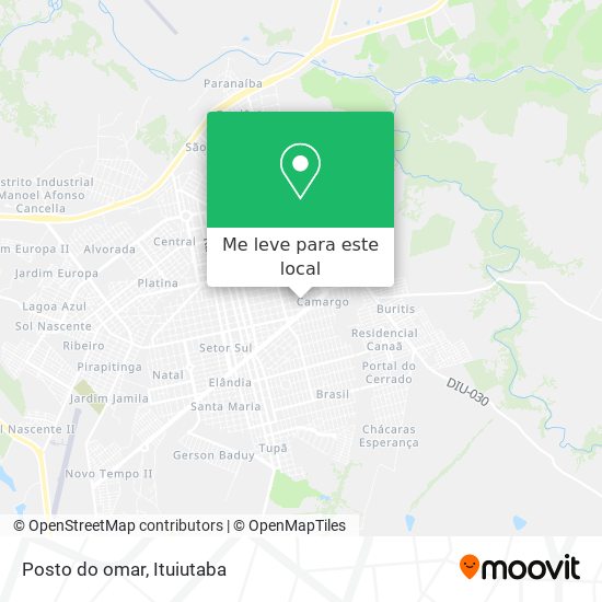 Posto do omar mapa
