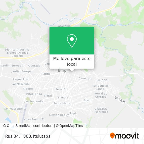 Rua 34, 1300 mapa