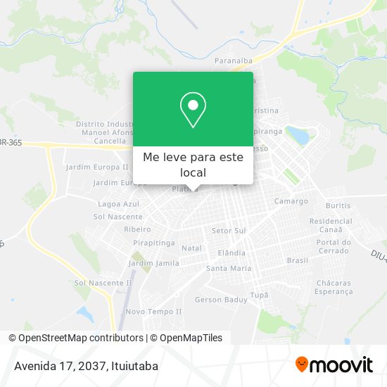 Avenida 17, 2037 mapa