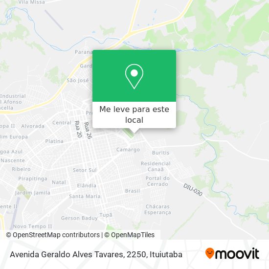 Avenida Geraldo Alves Tavares, 2250 mapa