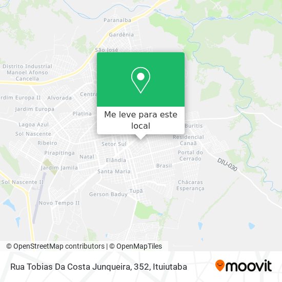 Rua Tobias Da Costa Junqueira, 352 mapa