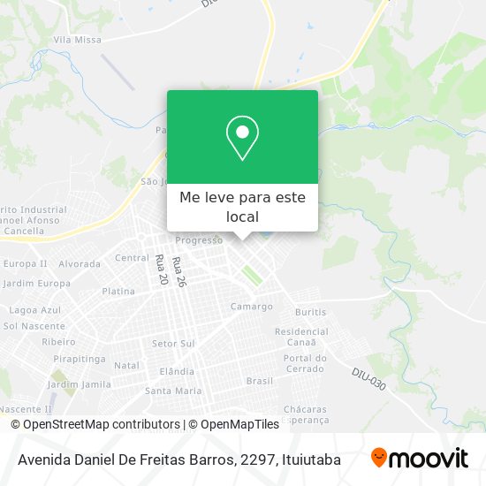 Avenida Daniel De Freitas Barros, 2297 mapa