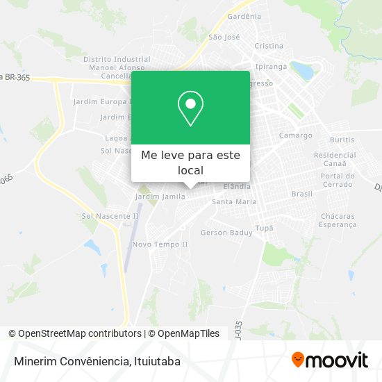Minerim Convêniencia mapa