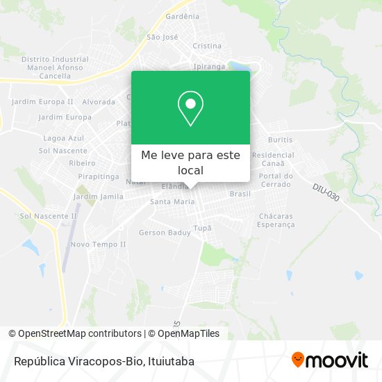 República Viracopos-Bio mapa