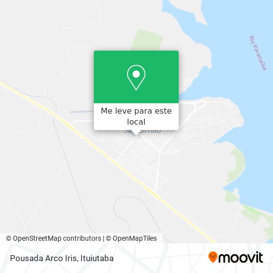 Pousada Arco Iris mapa