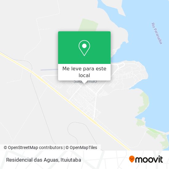 Residencial das Aguas mapa