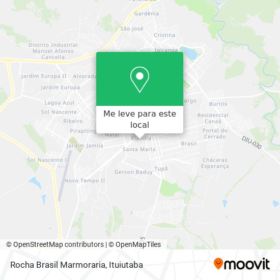 Rocha Brasil Marmoraria mapa
