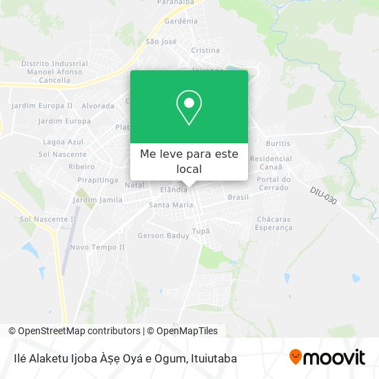 Ilé Alaketu Ijoba Àṣẹ Oyá e Ogum mapa