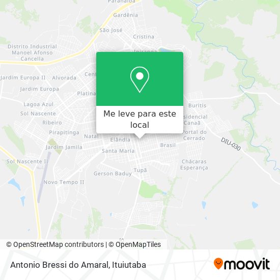 Antonio Bressi do Amaral mapa