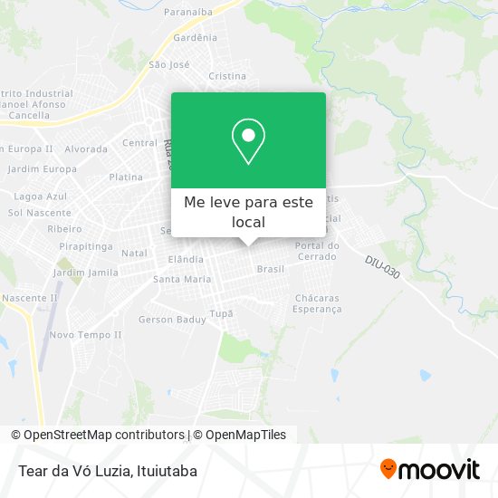 Tear da Vó Luzia mapa