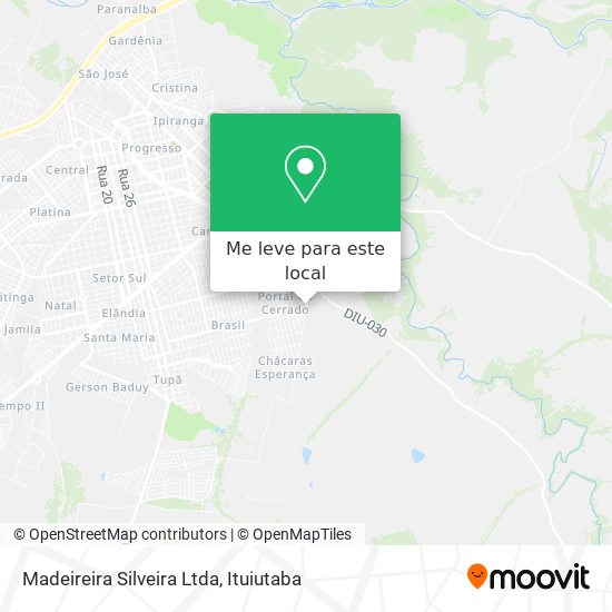 Madeireira Silveira Ltda mapa