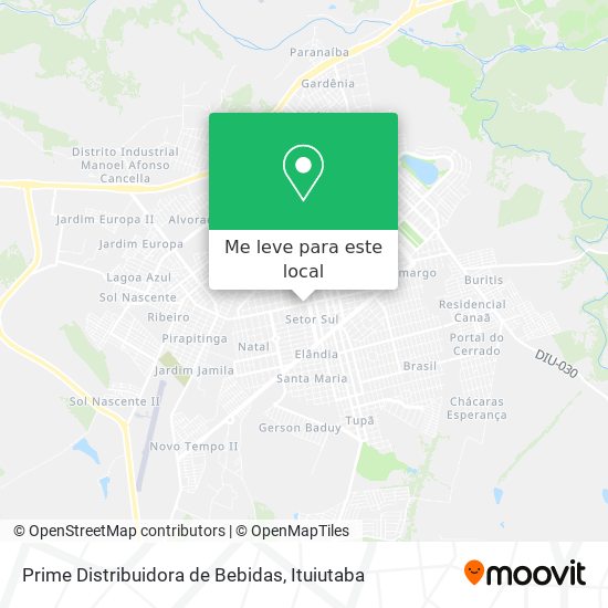 Prime Distribuidora de Bebidas mapa