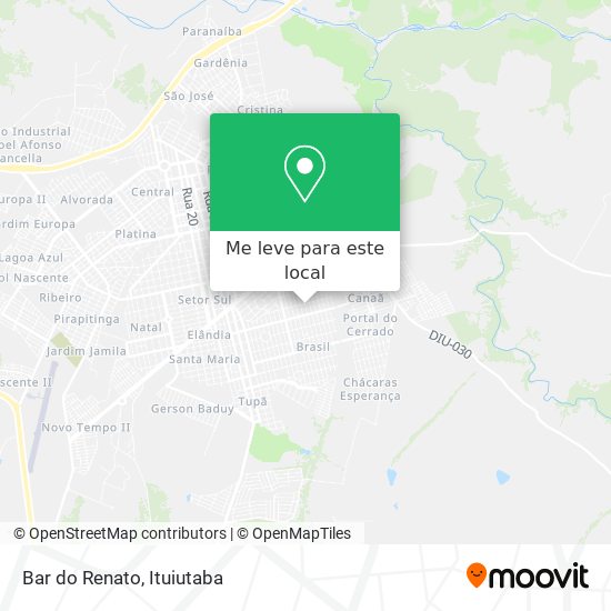 Bar do Renato mapa
