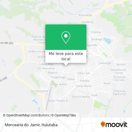Mercearia do Jamir mapa