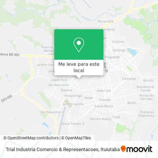 Trial Industria Comercio & Representacoes mapa