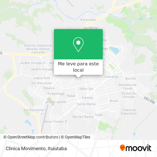 Clinica Movimento mapa