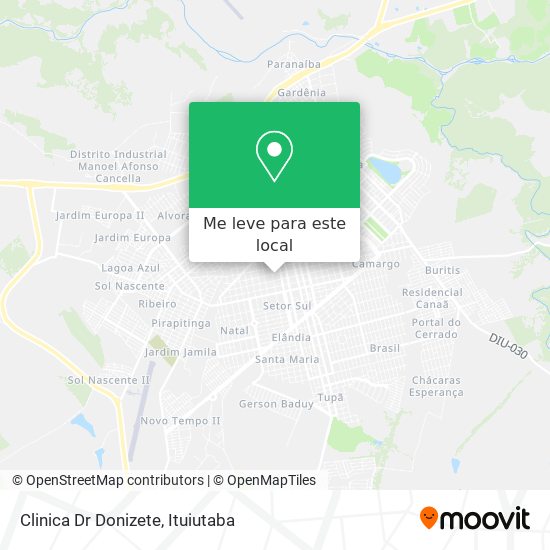 Clinica Dr Donizete mapa
