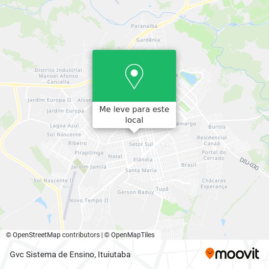 Gvc Sistema de Ensino mapa