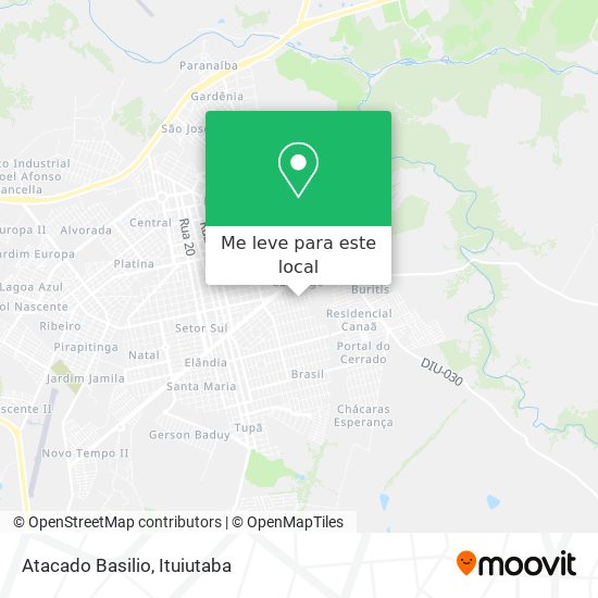 Atacado Basilio mapa