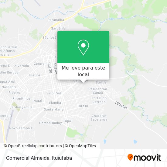 Comercial Almeida mapa
