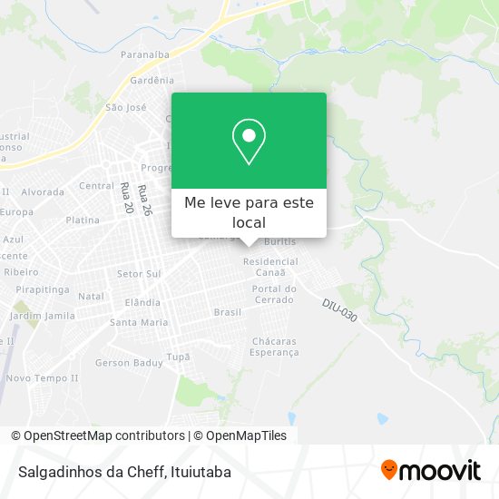 Salgadinhos da Cheff mapa