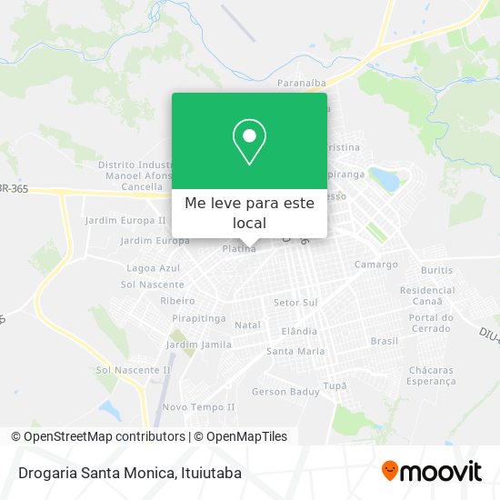 Drogaria Santa Monica mapa