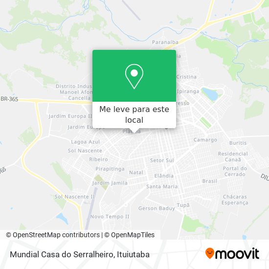 Mundial Casa do Serralheiro mapa