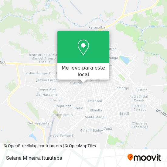 Selaria Mineira mapa