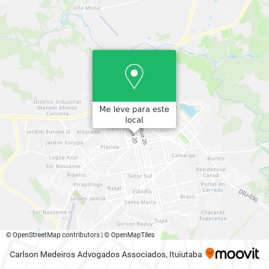 Carlson Medeiros Advogados Associados mapa
