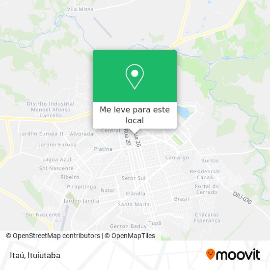 Itaú mapa