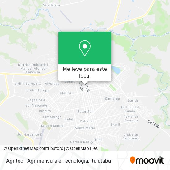 Agritec - Agrimensura e Tecnologia mapa