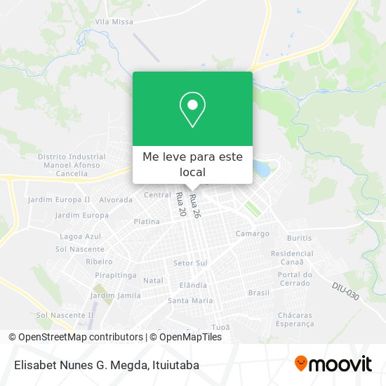 Elisabet Nunes G. Megda mapa