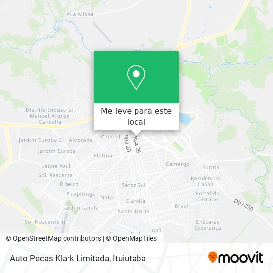 Auto Pecas Klark Limitada mapa