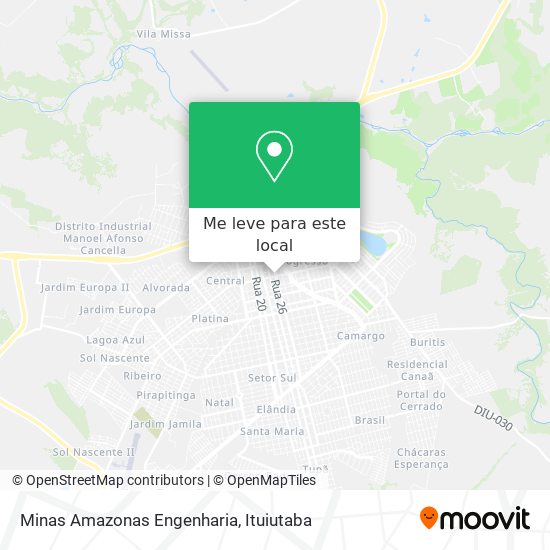 Minas Amazonas Engenharia mapa