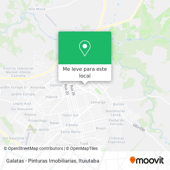 Galatas - Pinturas Imobiliarias mapa