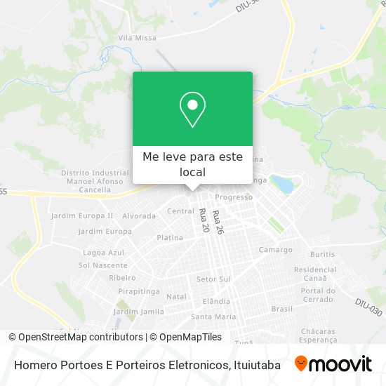 Homero Portoes E Porteiros Eletronicos mapa