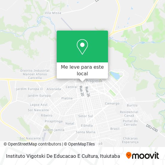 Instituto Vigotski De Educacao E Cultura mapa