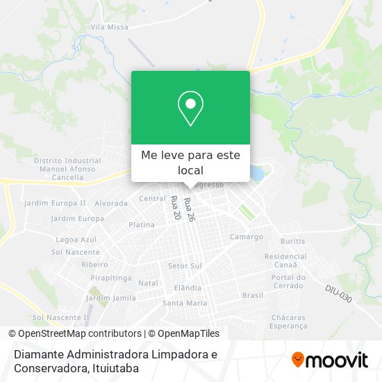 Diamante Administradora Limpadora e Conservadora mapa