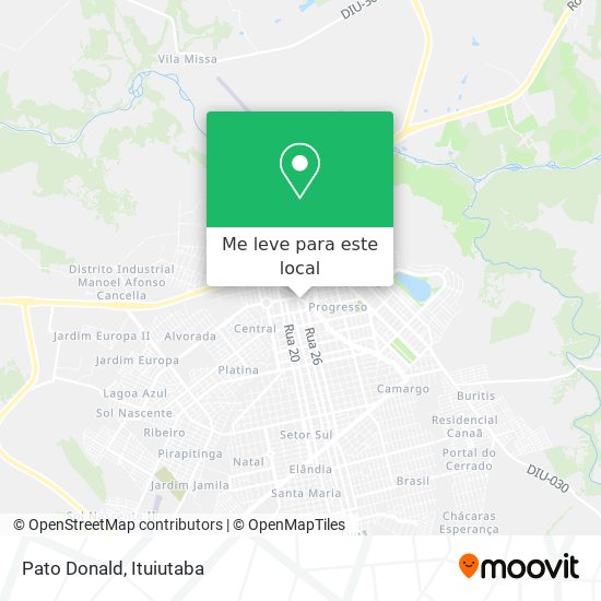 Pato Donald mapa
