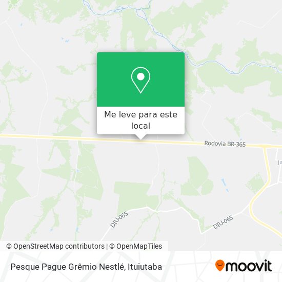 Pesque Pague Grêmio Nestlé mapa