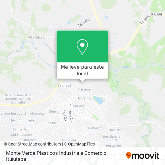 Monte Verde Plasticos Industria e Comercio mapa