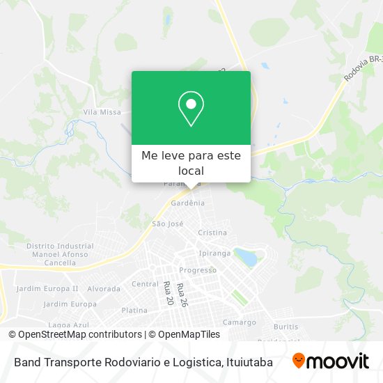 Band Transporte Rodoviario e Logistica mapa