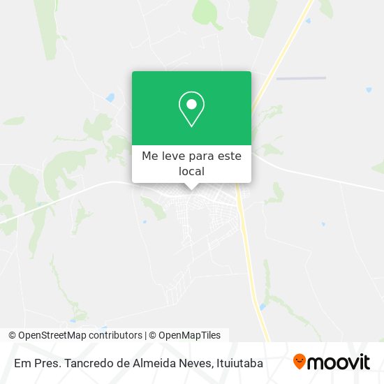 Em Pres. Tancredo de Almeida Neves mapa