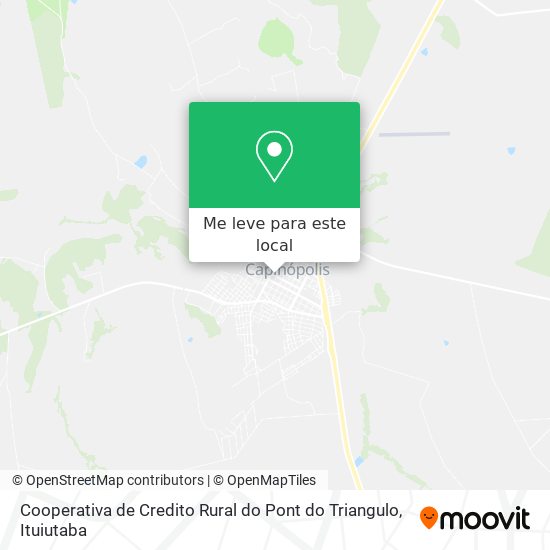 Cooperativa de Credito Rural do Pont do Triangulo mapa