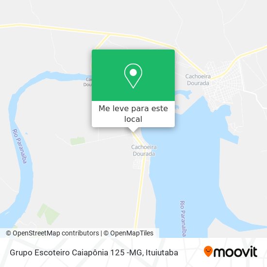 Grupo Escoteiro Caiapônia 125 -MG mapa
