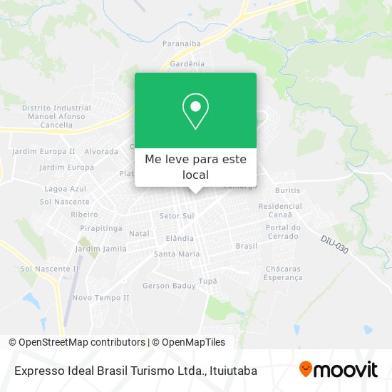 Expresso Ideal Brasil Turismo Ltda. mapa