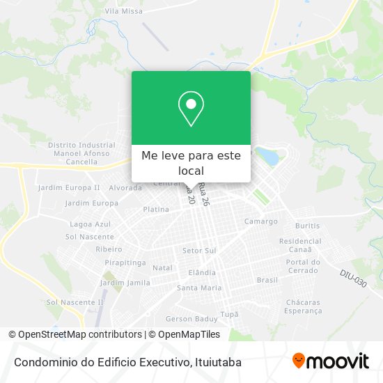 Condominio do Edificio Executivo mapa